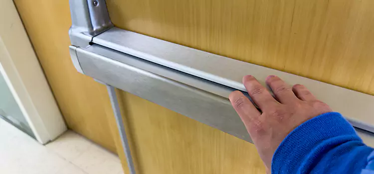 Installing a Push Bar on a Door Gatineau